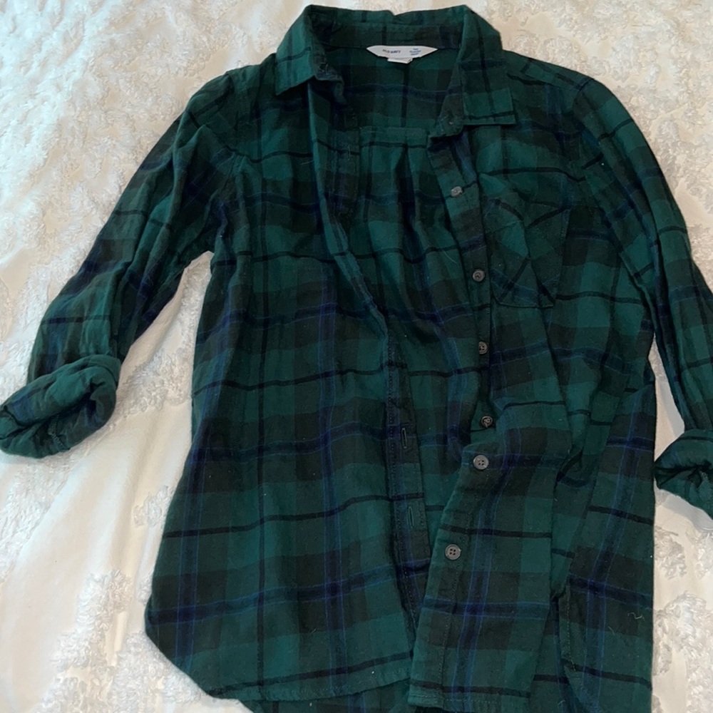 Old Navy plaid button up